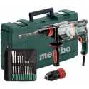 METABO Multihamer snelspanboorhouder en 10 delige boor/beitelset uhe 2660-2 quick set 600697510