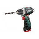 METABO Accu boorschroefmachine 10.8 volt 2 x 2,0 ah li-power, lc 40 powermaxx bs basic "top seller" 600080950