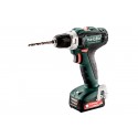 METABO Accu-boorschroefmachine 12 volt 2x 2,0ah, sc 30 powermaxx bs 12 601036500