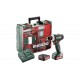 METABO Accu-boorschroefmachine 12 volt 2x 2,0ah, sc 30 powermaxx bs 12 mobile workshop 601036870