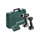 METABO Accu-boorschroefmachine 12 volt 2x 2,0ah, sc 30 set: powermaxx bs 12 + ula 601036900