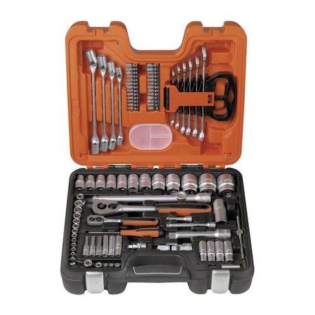 BAHCO Dopsleutelset 1/4-1/2 inch 92-deligmet ring- steeksleutelset S910