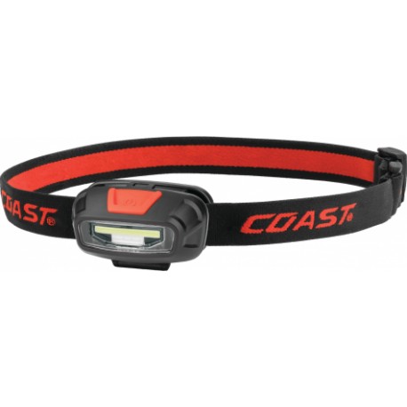 COAST FL13R oplaadbare hoofdlamp rood en wit licht inc.2xLi-ion LCOAFL13R-BL