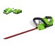 GREENWORKS 24 Volt Accu Heggenschaar G24HT57K2