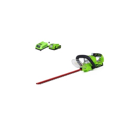 GREENWORKS 24 Volt Accu Heggenschaar G24HT57K2